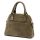 Luka 24-094 taupe női velúr bőr bőr kézitáska 26 x 21 x 10 cm