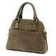 Luka 24-094 taupe női velúr bőr bőr kézitáska 26 x 21 x 10 cm