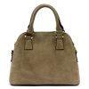 Luka 24-094 taupe női velúr bőr bőr kézitáska 26 x 21 x 10 cm