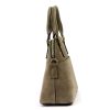 Luka 24-094 taupe női velúr bőr bőr kézitáska 26 x 21 x 10 cm