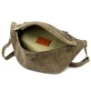 Luka 24-091 taupe férfi velúr bőr bőr kézitáska 35 x 15 x 11 cm