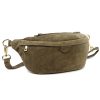Luka 24-091 taupe férfi velúr bőr bőr kézitáska 35 x 15 x 11 cm