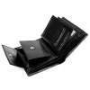  Cavaldi 0800-P-BS RFID čierna pánska peňaženka 9 x 12 x 2,5 cm