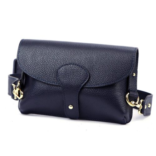 Luka 24-076 DOLLARO navy női bőr kézitáska 22 x 15 x 6 cm