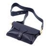 Luka 24-076 DOLLARO navy női bőr kézitáska 22 x 15 x 6 cm