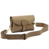 Luka 24-076 DOLLARO taupe női bőr kézitáska 22 x 15 x 6 cm
