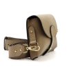 Luka 24-076 DOLLARO taupe női bőr kézitáska 22 x 15 x 6 cm
