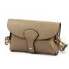 Luka 24-076 DOLLARO taupe női bőr kézitáska 22 x 15 x 6 cm