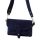 Luka 24-071 navy női velúr bőr bőr kézitáska 22.5 x 14.5 x 4.5 cm
