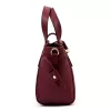  Dámska kožená kabelka Luka 24-092 bordovej farby, crossbody 31 x 20 x 12 cm