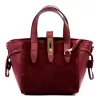  Dámska kožená kabelka Luka 24-092 bordovej farby, crossbody 31 x 20 x 12 cm