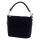 Luka 24-072 GOLD navy női velúr bőr bőr kézitáska 24 x 20 x 12 cm
