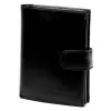  Pánska kožená peňaženka Cavaldi 0001L-P-BS s RFID čipom, čierna, 9 x 12 x 2,5 cm