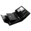  Pánska kožená peňaženka Cavaldi 0104-P-BS RFID čierna 9,5 x 12,5 x 3 cm