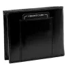  Pánska kožená peňaženka Cavaldi 0670-P-BS s RFID čipom, čierna, 12 x 8,5 x 2,5 cm