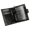  Pánska kožená peňaženka Cavaldi 0800L-P-BS RFID čierna 9,5 x 12,3 x 3 cm