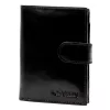  Pánska kožená peňaženka Cavaldi 0800L-P-BS RFID čierna 9,5 x 12,3 x 3 cm