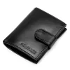  Pánska kožená peňaženka Cavaldi 0720L-P-BS RFID čierna 8,5 x 10,5 x 2,5 cm