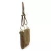  Dámska kožená kabelka Luka 24-097 MN v béžovej farbe, taupe, 24 x 15,5 x 4 cm