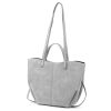 Luka 24-082 D taupe női bőr válltáska, oldaltáska 43 x 30 x 13 cm 