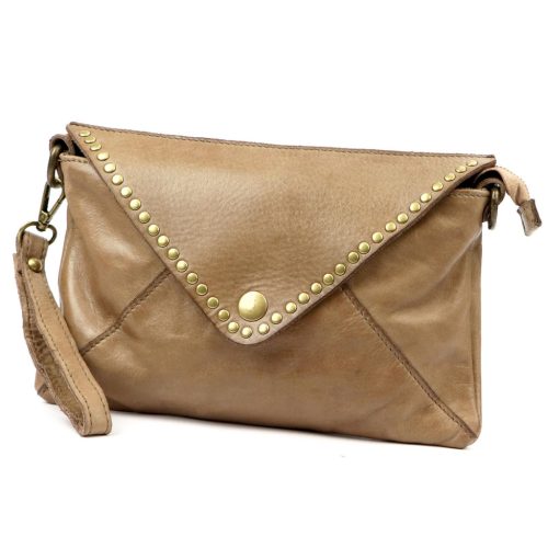 VS 050 taupe női bőr kézitáska 28 x 19 x 6 cm
