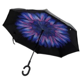    Dámsky polyesterový dáždnik Yili 6802 so vzorom 80 x 100 cm