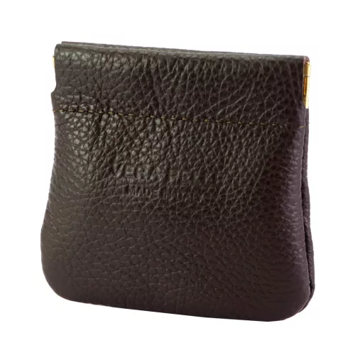  Gregorio Pulares ITT-01 hnedá peňaženka z hovädzej kože 9,5 x 9 x 1 cm