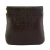  Gregorio Pulares ITT-01 hnedá peňaženka z hovädzej kože 9,5 x 9 x 1 cm