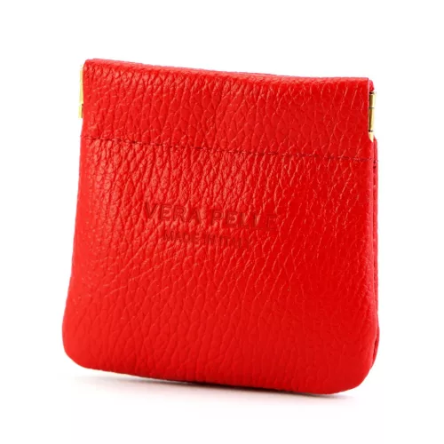  Dámska kožená peňaženka Gregorio Pulares IT-1 červená 9,5 x 9 x 1 cm