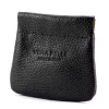 Gregorio Pulares ITT-01 čierna peňaženka z hovädzej kože 9,5 x 9 x 1 cm