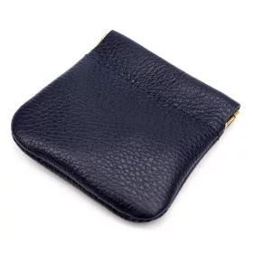    Kožená peňaženka Gregorio Pulares ITT-01 tmavomodrá 9,5 x 9 x 1 cm