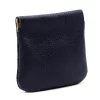  Kožená peňaženka Gregorio Pulares ITT-01 tmavomodrá 9,5 x 9 x 1 cm