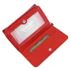  Dámska kožená peňaženka Jennifer Jones 5245-2 ZIP červená 14 x 9 x 3 cm
