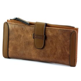  Dámska peňaženka Eslee 99378 hnedá 19,5 x 9,5 x 3 cm