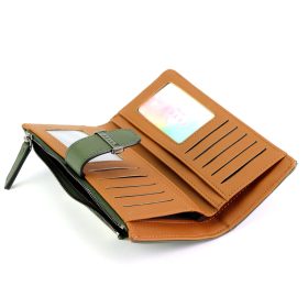  Dámska peňaženka Eslee 99378 zelená 19,5 x 9,5 x 3 cm