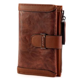    Dámska peňaženka Eslee 99379 v koňakovej farbe 9,5 x 15,5 x 3,5 cm