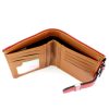 Eslee 99379 piros női rostbőr pénztárca 9.5 x 15.5 x 3.5 cm