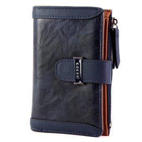    Dámska peňaženka Eslee 99379 tmavomodrá 9,5 x 15,5 x 3,5 cm