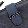 Eslee 99379 kék női rostbőr pénztárca 9.5 x 15.5 x 3.5 cm