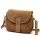 Luka 24-099 taupe női velúr bőr bőr kézitáska 23 x 18 x 10 cm