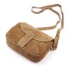 Luka 24-099 taupe női velúr bőr bőr kézitáska 23 x 18 x 10 cm