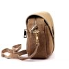 Luka 24-099 taupe női velúr bőr bőr kézitáska 23 x 18 x 10 cm