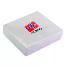  Pánska kožená peňaženka Nordee SLANGE N992L čierna