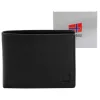  Nordee HARE N992 čierna pánska kožená peňaženka 12,5 x 9,5 x 3 cm