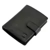  Pánska kožená peňaženka Nordee HARE N4L čierna 10,3 x 12,5 x 3 cm
