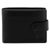  Nordee HARE 8806A čierna pánska kožená peňaženka 13 x 9,5 x 3,5 cm