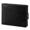  Nordee HARE 8806A čierna pánska kožená peňaženka 13 x 9,5 x 3,5 cm
