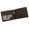  Pánska kožená peňaženka Nordee HJORT N992 hnedá 12,5 x 9,5 x 3 cm