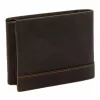  Pánska kožená peňaženka Nordee HJORT N992 hnedá 12,5 x 9,5 x 3 cm