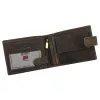  Pánska kožená peňaženka Nordee HJORT N992L hnedej farby 13 x 9,5 x 3 cm